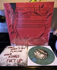 NOFX – Ribbed- Live In A Dive LP & Moovalya 7-inch colored vinyl bundle.