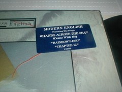 Modern English RICOCHET Sire LP SHRINK HYPE 1984 New Wave Synth Pop MORTAL COIL