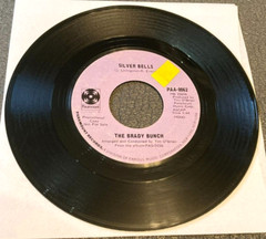 The Brady Bunch: Frosty the Snowman/Silver Bells 45 Paramount promo xmas VG HEAR