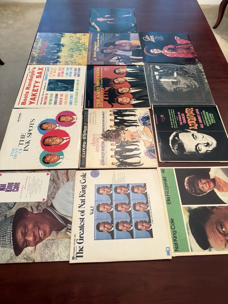 Lot Of 13 Vintage Vinyls Various Vocal Jazz Easy Listening See Desc Pics