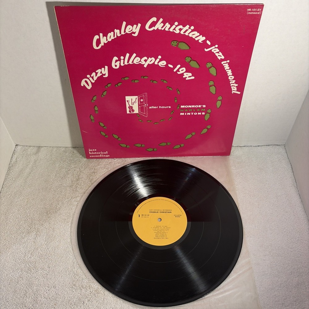 LP Charlie Christian, Dizzy Gillespie Jazz Immortal HR101EV JHR Japan