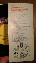 Frosty the Snowman 45 RPM Book with Record Little Golden Book