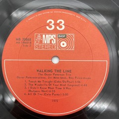Oscar Peterson Trio “Walking The Line” 1973 Vinyl LP Excellent (EX)