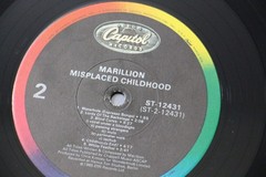 Marillion – Misplaced Childhood, 1985 LP, promo w/hype, Capitol ST – 12431