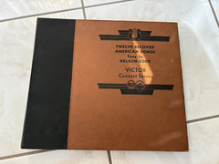 Victor RCA Red Label 12 Beloved American Songs Nelson Eddy On 6 Records + Case