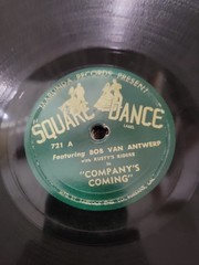 FrankMessina&BobVan Antwerp-SquareDance Call-2LPs-10″78RPM-Mac738&Mar721-VG+