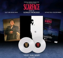 Scarface Score 40th Anniversary Edition White Ye-Yo Vinyl 2LP La-La Land Moroder