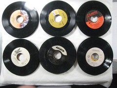 record lot 45 rpm VG+/NM- 125 vinyl NO sleeves pop hits 70s/80s FREE SHIP 5Q