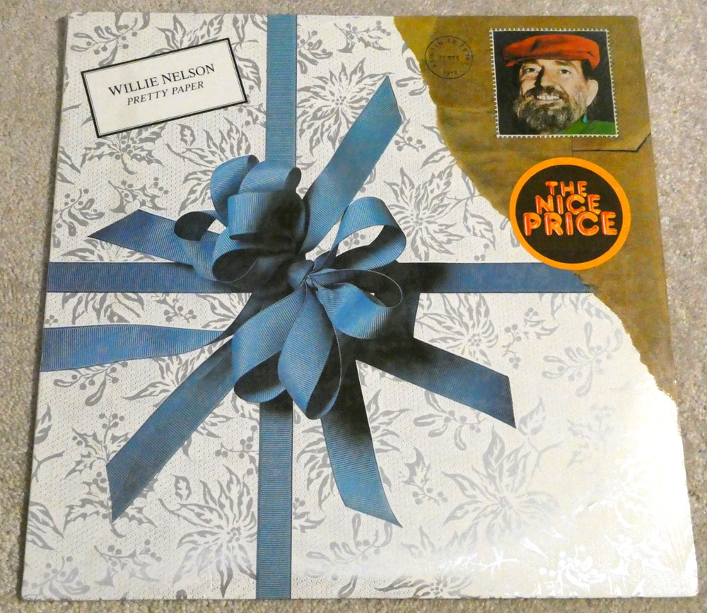 Willie Nelson LP Record Album SEALED Pretty Paper 1979 PC-36189 Christmas Blues