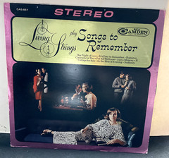 A73 Living Strings: Songs To Remember, 1965 RCA Camden Records CAS857 – Jazz LP