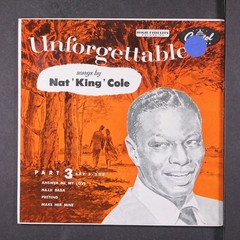 NAT KING COLE: unforgettable part 3 CAPITOL 7″ 2x EP 45 RPM