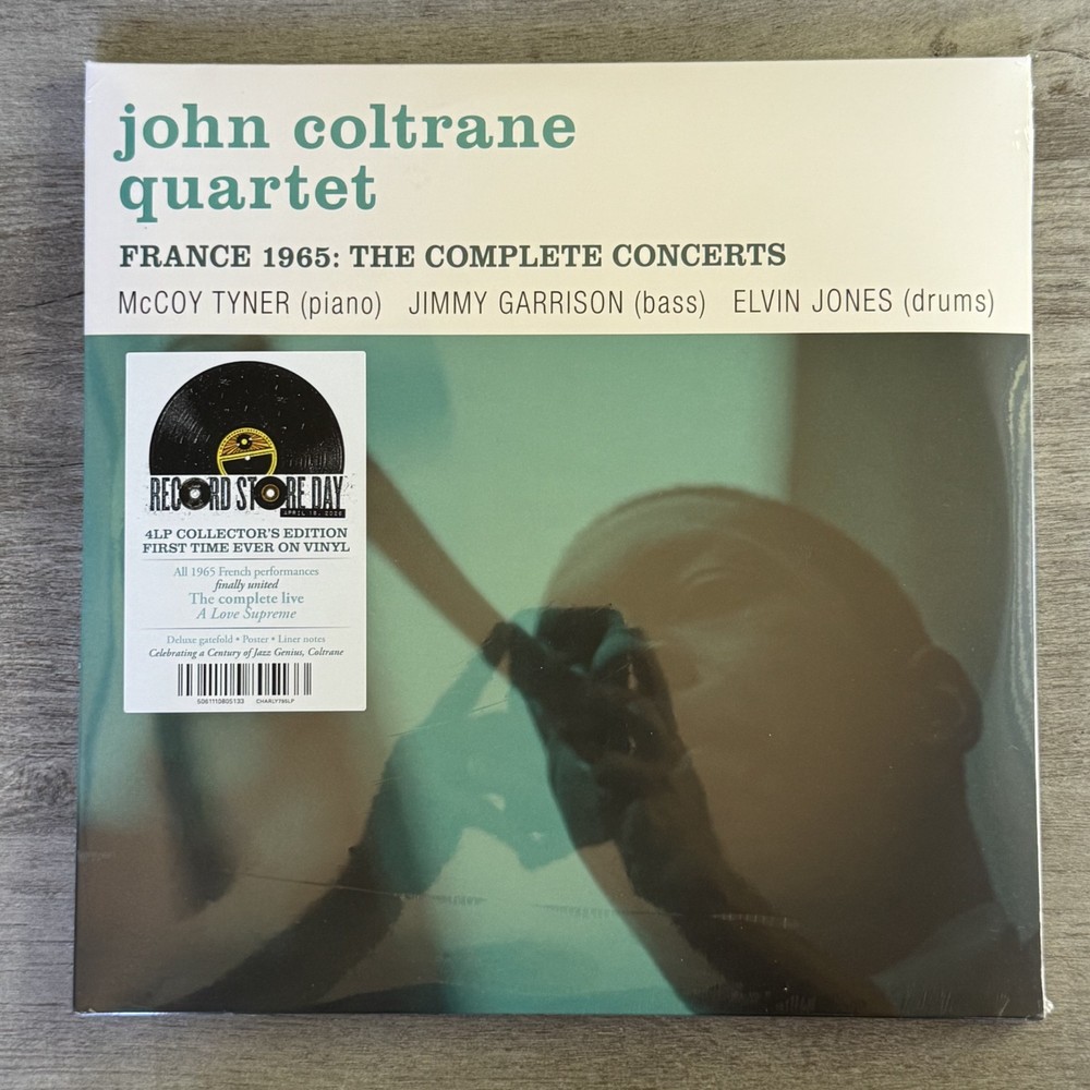 John Coltrane Quartet France 1965 Complete Concerts 4LP SEALED