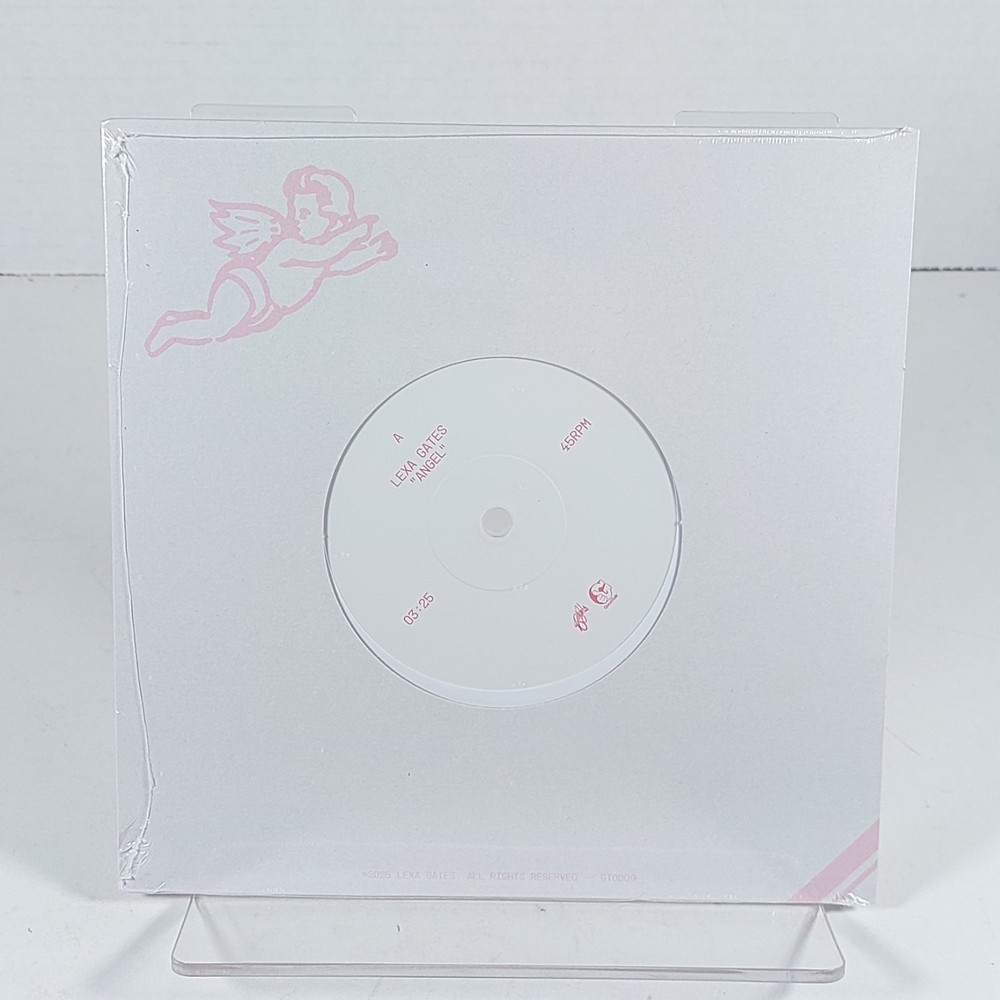 Lexa Gates Angel / Rotten To The Core Single White Colored Vinyl LP 7 inch