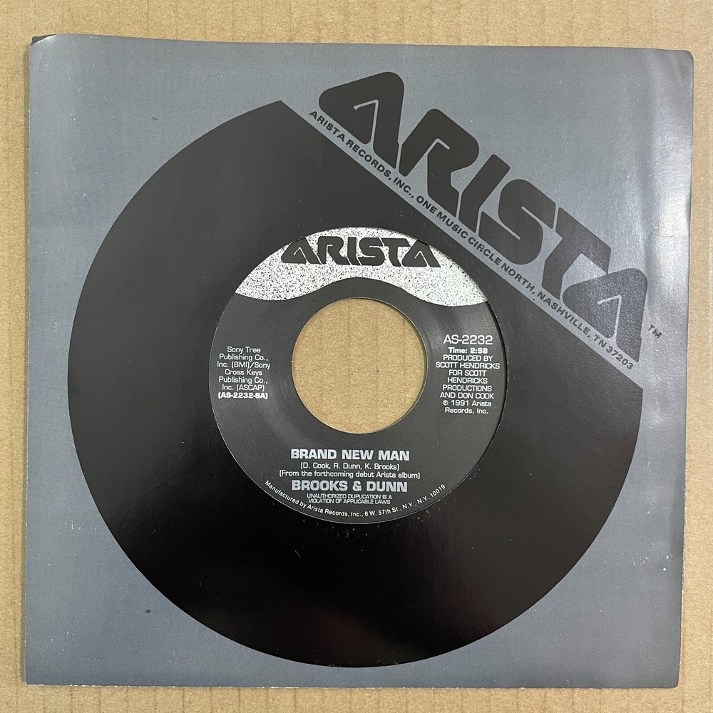 BROOKS & DUNN Brand New Man / I’m No Good 45 Arista AS-2232 NEW UNPLAYED