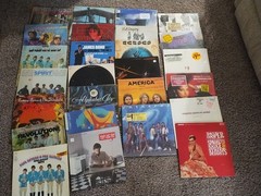 Album COVERS ONLY – No Record – Beatles, Led Zeppelin, Rolling Stones, Boston