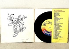 Lot of 7 Vintage Childrens Book and Record Sets 1970s Disney Little Golden