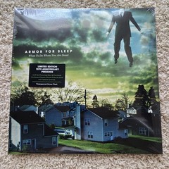 Armor For Sleep What To Do When You Are Dead Transparent Green Vinyl New /500
