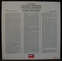 STRAUSS: Also Sprach Zarathustra-Don Juan-Von Karajan-LONDON #JL 41017 Near Mint