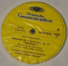 Tchaikovsky Symphonies 4 5 6 3LP Box Set Deutsche Grammophon Mravinsky AS-IS