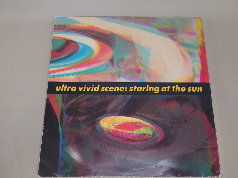 ULTRA VIVID SCENE Staring At The Sun 12″ (1990 BAD 0004) Nice 4AD 4 Track 12″