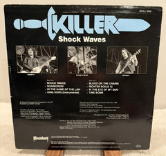 Killer – Shock Waves (1986 Vinyl LP Original Sleeve, Masoleum Records) VG+