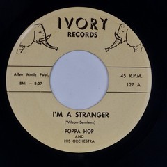 POPPA HOP WILSON: Stranger / Black Cat Bone US ‘60 Ivory Texas Blues 45 HEAR