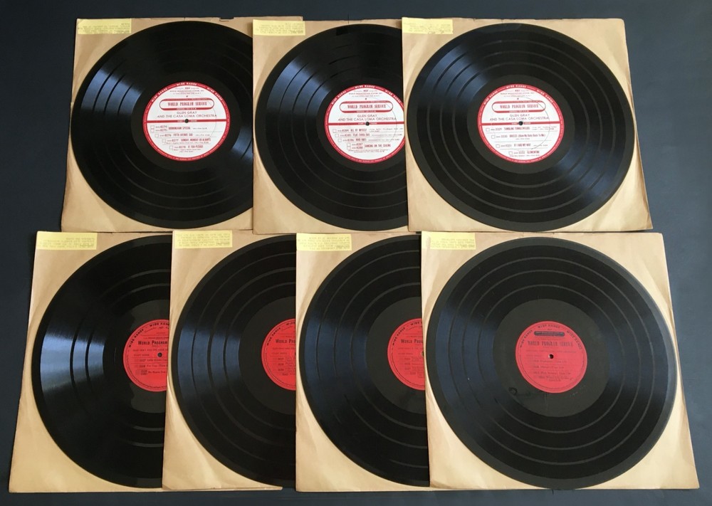 7 Glen Gray & The Casa Loma Orch World Program Service 16″ Radio Transcriptions