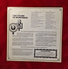 The Years To Remember ~ 1966 Vinyl, LP SY5185 Longines Symphonette PLAYS GREAT