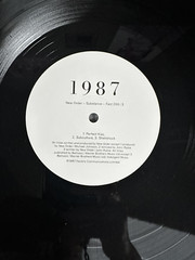 LP DOUBLE VINYL NEW ORDER ALBUM SUBSTANCE 1987 FACT 200 UK 2ND PRESS 1987 EX-/EX