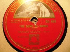 Picture Sleeve 1928 RICHARD CROOKS Herbert NAUGHTY MARIETTA Ah Sweet Mystery HMV