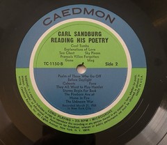 Lot 3 Spoken Word Gems: Barrymore Shakespeare Carl Sandburg, Wind In The Willows