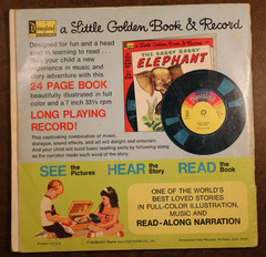 Frosty the Snowman 45 RPM Book with Record Little Golden Book
