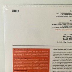Bill Evans Waltz For Debby 180g Colored LP Vinyl Limited Stereo Wax Time Sealed