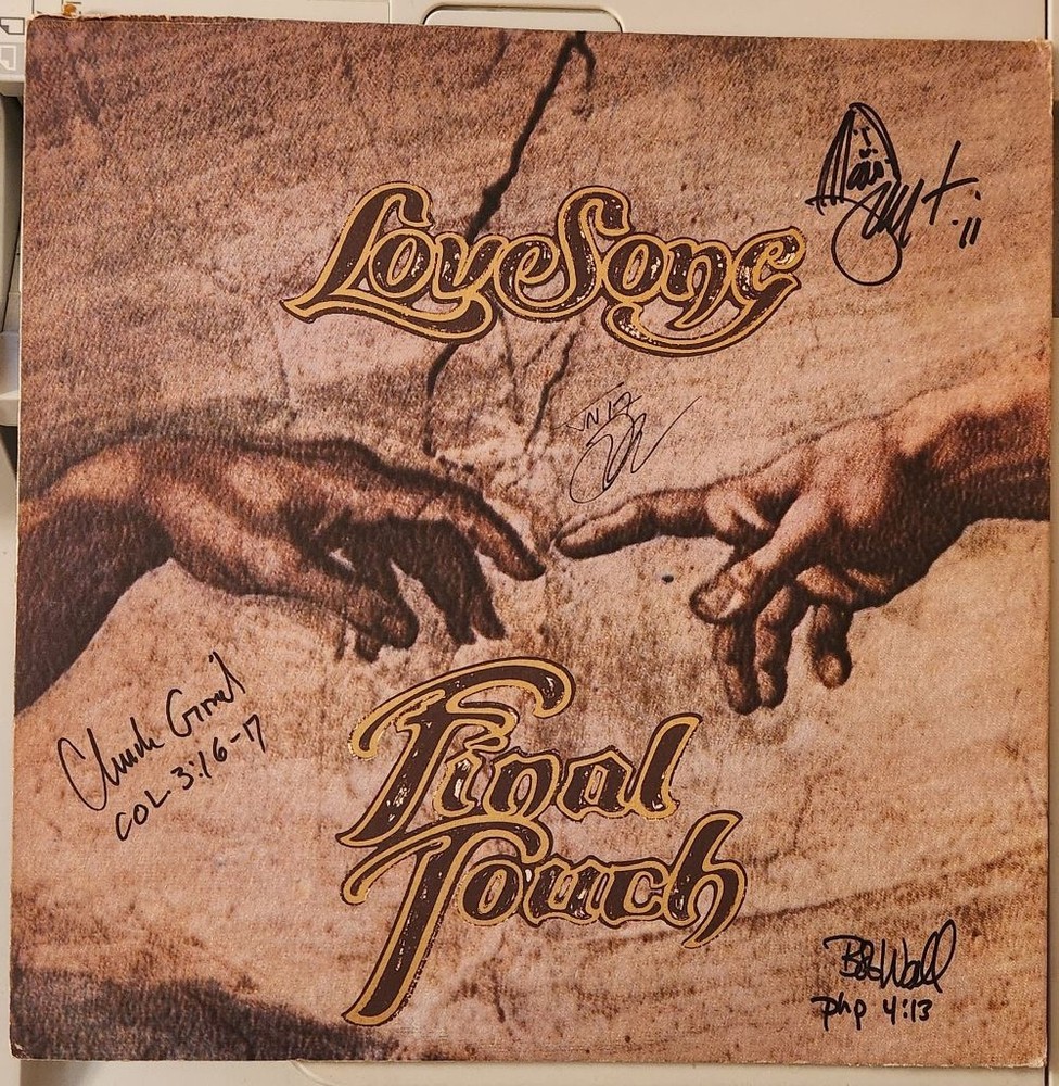 Love Song Final Touch lp Signed Ultrasonic Clean + Bonus CD
