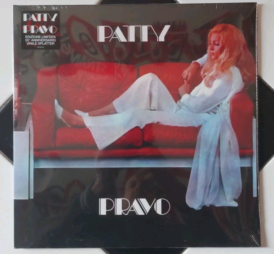PATTY PRAVO EDIZIONE LIMITATA 55° ANNIVERSARIO VINILE SPLATTER LP SIGILLATO