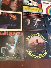 18 LP Vinyl Record Lot Jazz Fusion Big Band Al Di Meola Sanborn Tom Scott More