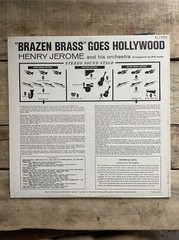 Decca DL-74085 Henry Jerome And His Orchestra – Brazen Brass Goes Hollywood 1961