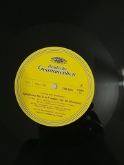 Deutsche Grammophon Beethoven 6th Berliner Philharmoniker Karajan LP Italy NM