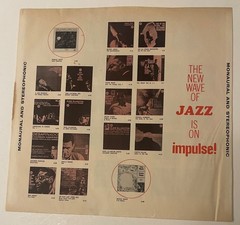 JOHN COLTRANE Expression 1967 Impulse Stereo AS-9120 Lp looks & plays EX+