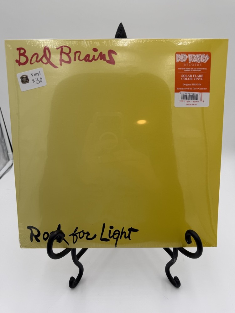 Bad Brains Rock For Light LP Solar Flare Color Vinyl Sealed 2021 Remaster