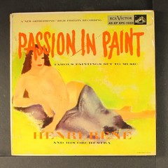 HENRI RENE: passion in paint RCA 7″ 3x EP 45 RPM