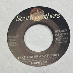Survivor – Eye of the Tiger / Take You On a Saturday – 45 rpm 7″ Record