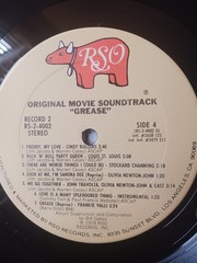 GREASE – ORIGINAL MOVIE SOUNDTRACK – 1978 RSO RECORDS 2XLP SET – (VG/VG)