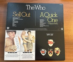 THE WHO A QUICK ONE ~ SELL OUT 2X LP 1973 RE ’80 (Happy Jack) Deluxe Set