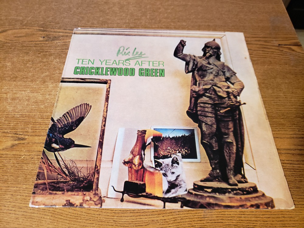 HAND SIGNED RIC LEE 1970s VG+ Ten Years After Cricklewood Green LP33 SEE NOTES