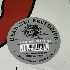 GRATEFUL DEAD Steal Your Face 50th Anniversary /3000 Off Your Head Vinyl 2LP