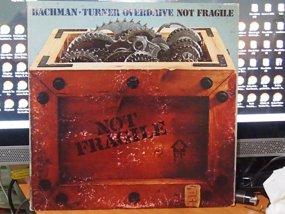 Bachman Turner Overdrive NOT FRAGILE Vinyl LP Record Album SRM Excellent (EX)