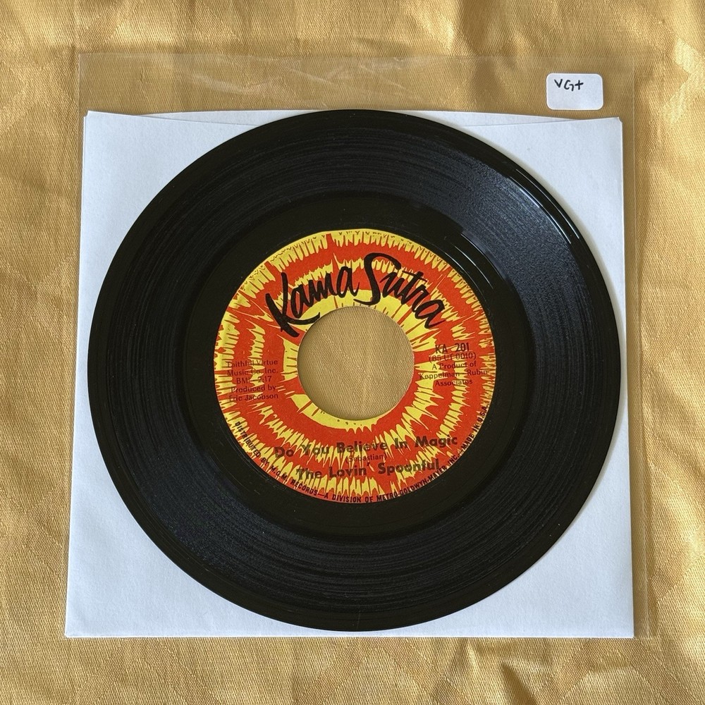 The Lovin’ Spoonful- Do You Believe In Magic? | 7″ Vinyl | 45 RPM | VG+ | 1960s