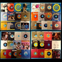 50 RECORDS 7″ Singles & Sleeves 45 RPM Vintage Vinyl Record Lot Mixed Collection