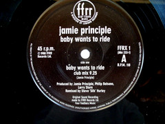 JAMIE PRINCIPLE “Baby Wants To Ride” 45 RPM 12″ Vinyl 1988 UK FFRR Records N/M